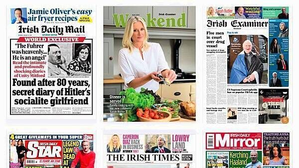 What the papers say: Saturday's front pages