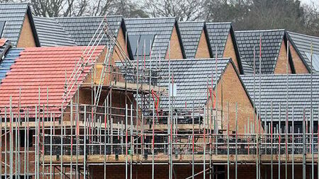 Number of homes built decreased by 6.7% last year, figures show