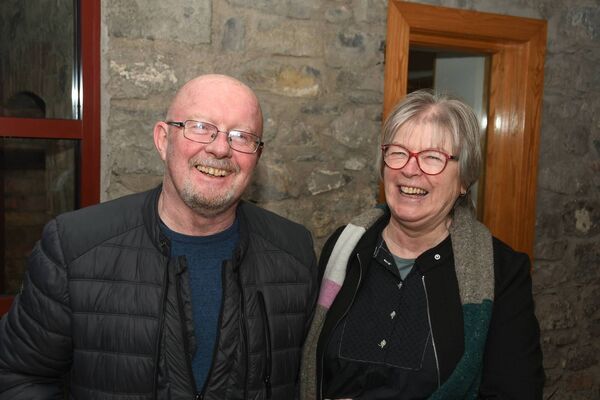 Peter and Roisin James, from Foxford, were at Ballina Arts Centre for the recent concert by Jerry Fish. 	Picture: John O'Grady