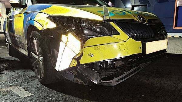 Two police officers injured after car rammed in Newry