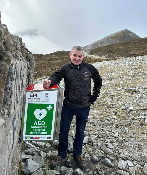Darren Forde installed his first Eco-Powered Cabinets on Croagh Patrick in 2022.