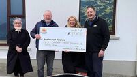 Local Notes: Enniscrone Golf Society present cheque to North West Hospice.