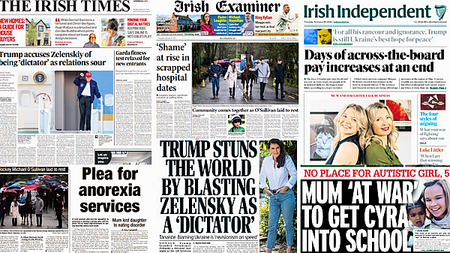 What the papers say: Thursday's front pages