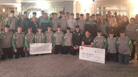Local Notes: Western Gaels Hurling and Camogie Club West Sligo present over €2000 to North West Hospice and North West STOP.
