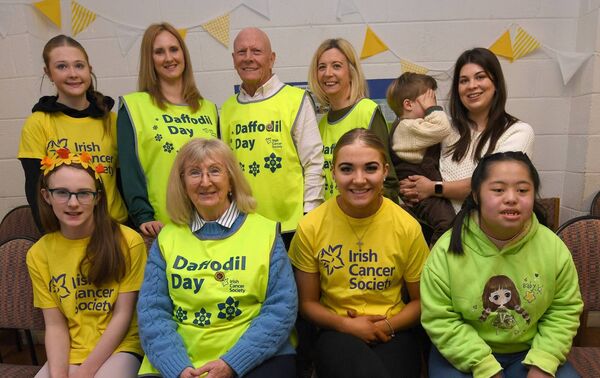 Members of the Beattie family, Ballina, who helped to organise the very successful Helena Winters (née Langan) annual coffee morning in aid of the Irish Cancer Society in Ballina Pastoral Centre earlier this month. 