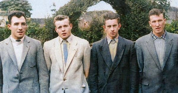 PJ Gilmartin, Jim Fleming, Joe Corcoran and Ivan McCaffrey. All four from the same street in Ardnaree were selected to play for the Mayo senior team in 1959, the same year the famous four would lead Ardnaree to the County Junior Championship. Pic: Ardnaree Sarsfields GAA Club PJ Gilmartin, Jim Fleming, Joe Corcoran and Ivan McCaffrey. All four from the same street in Ardnaree were selected to play for the Mayo senior team in 1959, the same year the famous four would lead Ardnaree to the County Junior Championship. Pic: Ardnaree Sarsfields GAA Club
