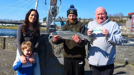 Ballina man nets a silvery hattrick 