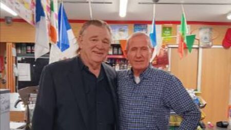 Movie star visits Mayo town bar