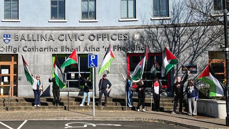 Peaceful vigil in Ballina in support of beleaguered Gaza