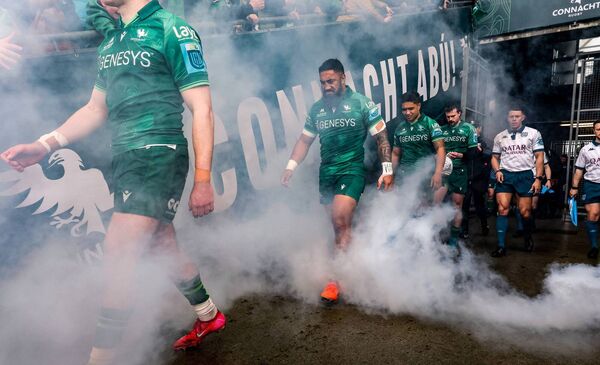 Connacht’s Bundee Aki makes his way onto the pitch. Picture: INPHO/Billy Stickland Connacht’s Bundee Aki makes his way onto the pitch. Picture: INPHO/Billy Stickland