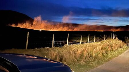 People were evacuated during Mayo wildfire