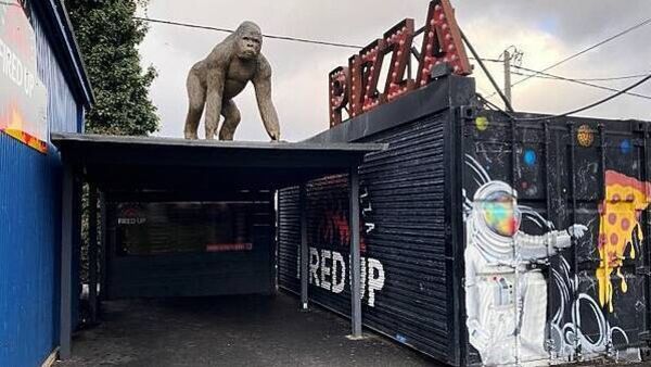Circle K objects to Charlie Chawke's plan to retain lifesize gorilla and other outdoor elements at bar
