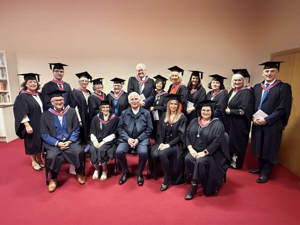 A total of 64 laypeople from across the Diocese of Killala recently received their certificates in Lay Leadership, having completed a two-year study course in Theology, Culture, and Ministry. Pictured are lay ministers from Ballina Parish, front row, from left: Peter McLoughlin, Angela Feeney, Fr Aidan O’Boyle, Caroline Jackson, Marie Gilvarry Back row: Aisling Hopkins, Mathew O’Hora, Kathleen Duffy, Bernadette Coleman, Martina Gardiner, Barry McLoughlin, Lidia McLoughlin, Evelyn Deacy, Siobhán Calleary, Dolores Boyd, Anne Sweeney, Muredach Tuffy. Picture Sinead Mallee