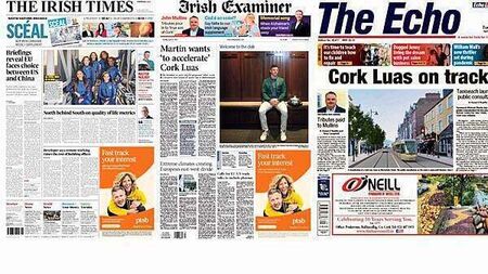 What the papers say: Tuesday's front pages