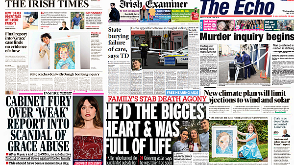 What the papers say: Wednesday's front pages