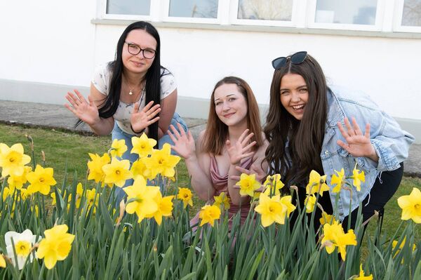 Past pupil Amanda Becca with current pupils Rianna Prendergast and Vannessa McNicholas who all spoke at the official opening of the new wellness garden at Youthreach Kiltimagh. Picture: Alison Laredo Past pupil Amanda Becca with current pupils Rianna Prendergast and Vannessa McNicholas who all spoke at the official opening of the new wellness garden at Youthreach Kiltimagh. Picture: Alison Laredo