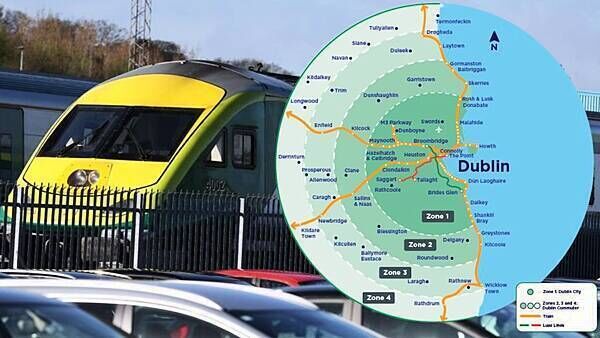 Major changes to Irish Rail fares and new ‘commuter zone’ to take effect from Monday