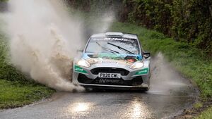 Mayo driver suffers triple flat at rally event