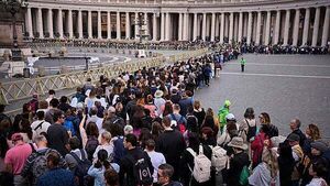 Irish bishop tells of tears at Vatican for Pope Francis ahead of funeral Irish bishop tells of tears at Vatican for Pope Francis ahead of funeral