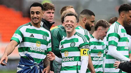 Idah scores two as Celtic thrash Dundee to seal title in style