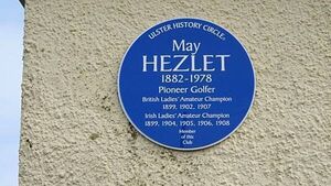 Plaque unveiled for 1890s champion teen golfer at Royal Portrush
