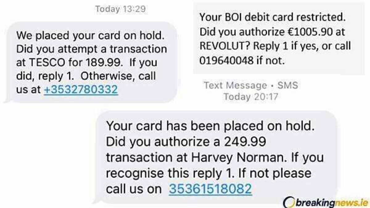 Bank of Ireland warns about 'significant increase' in phone scams in April