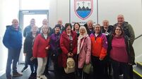 Local Notes: A group of Irish speakers visit Cill Chomain GAA Club.