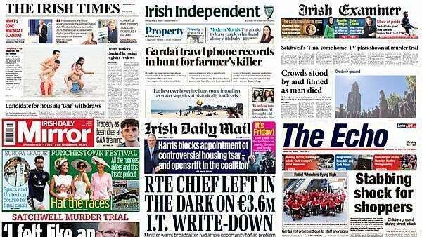 What the papers say: Friday's front pages