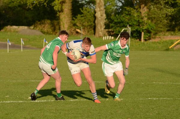 Action from last Friday's clash of Breaffy and Achill. Picture: John Moylette