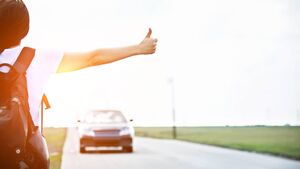 The roadside ballet that once was hitchhiking