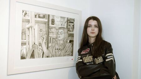 Mayo artist's winning artwork goes on display