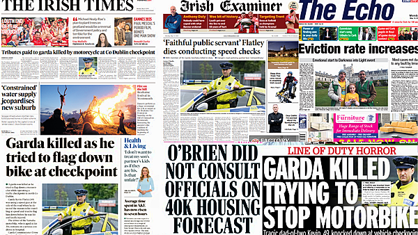 What the papers say: Monday's front pages
