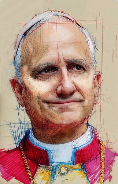 Leo XIV, with his thesis on monastic leadership models and his penchant for teaching mathematics in Peruvian slums, isn't the exception to Catholic tradition - he's its embodiment. Illustration: Conor McGuire