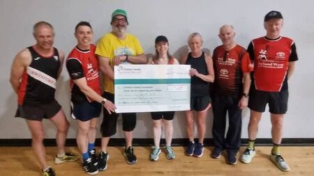 Local Notes: Swinford AC's Run for Hope cheque presention to Children's Health Foundation, Crumlin.