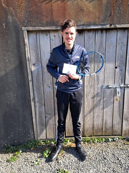 William O’Rourke of Ballina Tennis Club, who took third place in the 2025 Connacht Mixed Singles Competition Grade 4, defeating Galway LTC's Stan Dziewiatka in straight sets. The Ballina club will stage its annual Tennis Open this weekend. William O’Rourke of Ballina Tennis Club, who took third place in the 2025 Connacht Mixed Singles Competition Grade 4, defeating Galway LTC's Stan Dziewiatka in straight sets. The Ballina club will stage its annual Tennis Open this weekend.