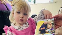 Local Notes: Lily Neary at Errew Centre with the Alzheimer's fundraising box.