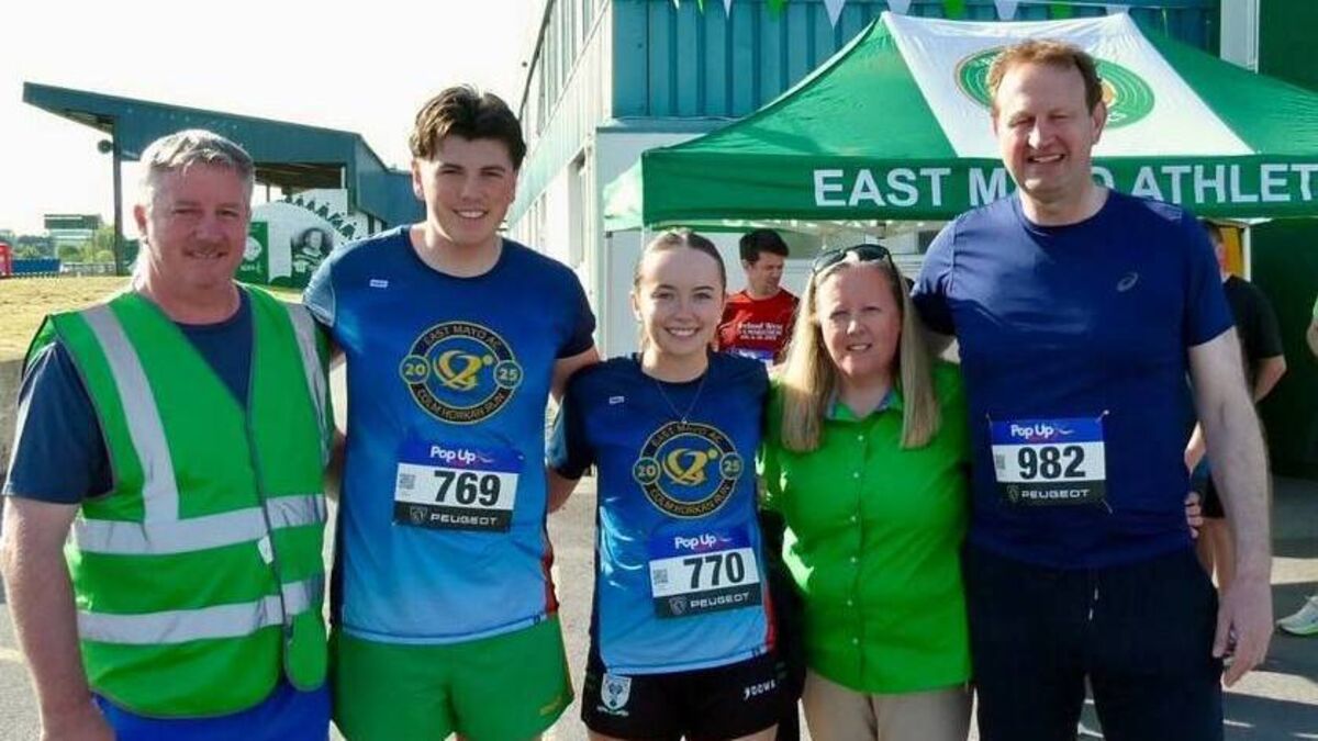 Local Notes: Horkan family members with Minister O'Callaghan at 5th annual Colm Horkan Memorial Run.