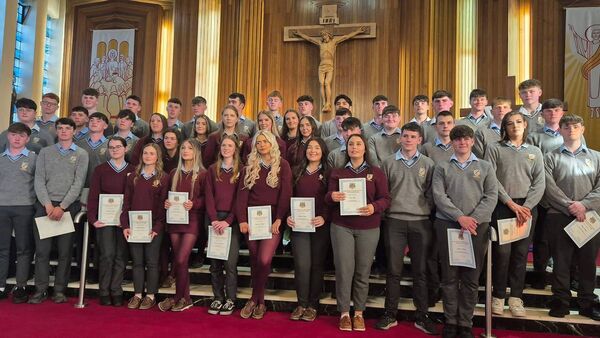 Local Notes: Jesus and Mary Secondary School, Enniscrione, Leaving Certificate Class of 2025 graduation.