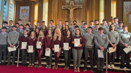 Local Notes: Jesus and Mary Secondary School, Enniscrione, Leaving Certificate Class of 2025 graduation.