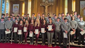 Local Notes: Jesus and Mary Secondary School, Enniscrione, Leaving Certificate Class of 2025 graduation.
