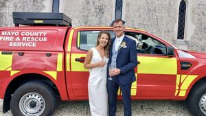 Wedding Bells: Mayo firefighter celebrates recent marriage