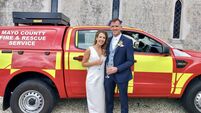 Wedding Bells: Mayo firefighter celebrates recent marriage