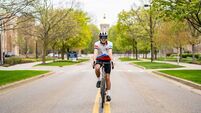 US man embarks on epic cycle in memory of Mayo grandmother
