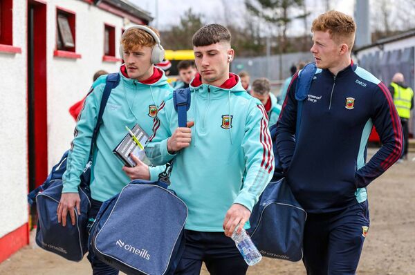 Davitt Neary (centre) has thrown himself into contention for a return to the starting Mayo team.	Picture: INPHO/Lorcan Doherty
