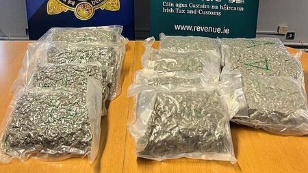 Man (30s) and woman in late teens arrested after €240k cannabis seizure