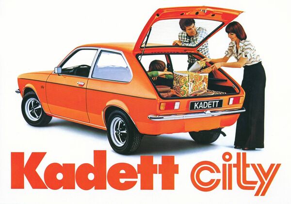 The large boot was one of the big attractions for buyers of the Kadett City in the mid-1970s. 