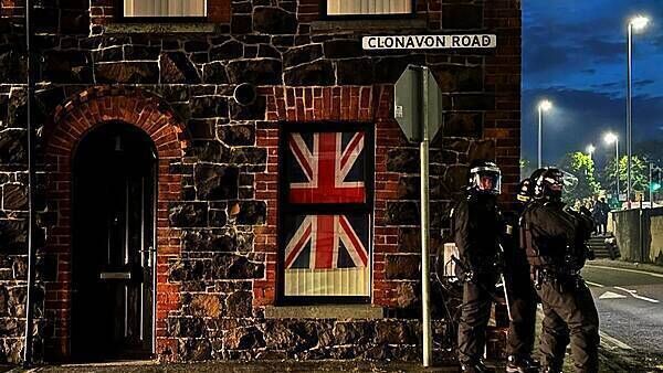 Police come under attack during third night of disorder in Ballymena
