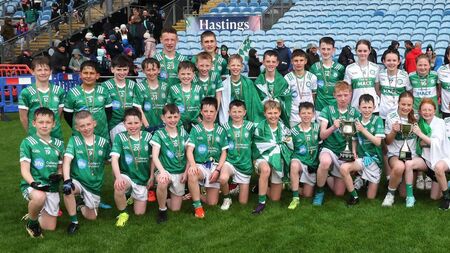 Charlestown boys ‘rain’ on Gaelscoil’s parade