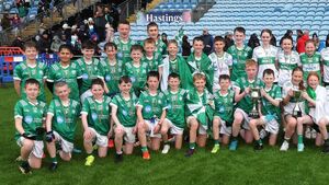 Charlestown boys ‘rain’ on Gaelscoil’s parade