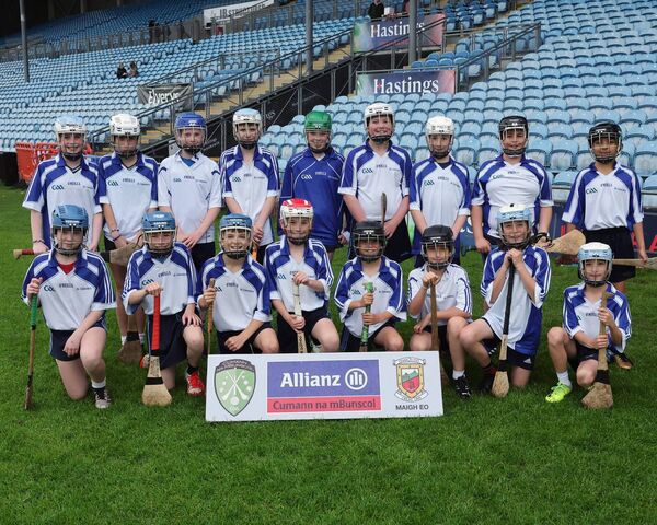 St Colmcilles The Quay NS Westport who were defeated by Gaelscoil de Búrca Claremorris in the Allianz Cumann na mBunscol Division 3 County Hurling Final. 